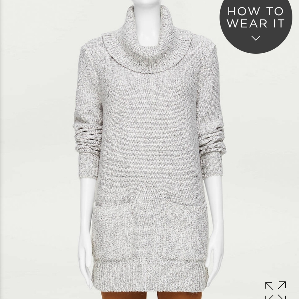 Cowl Neck Sweater Tunic